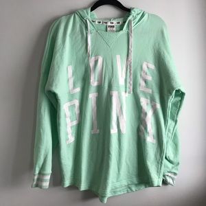 PINK Mint Green Sweatshirt